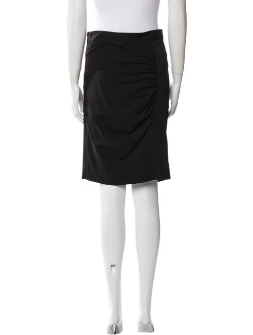Diane von Furstenberg Pleated Accents Knee-Length Skirt
