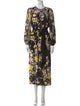 Diane von Furstenberg Silk Printed Jumpsuit