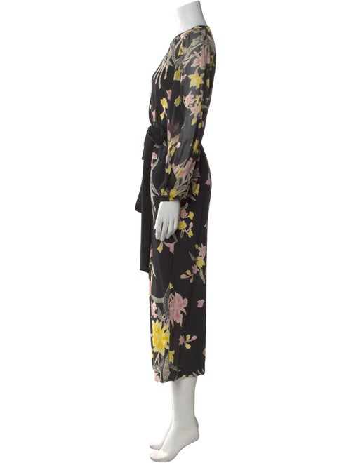 Diane von Furstenberg Silk Printed Jumpsuit