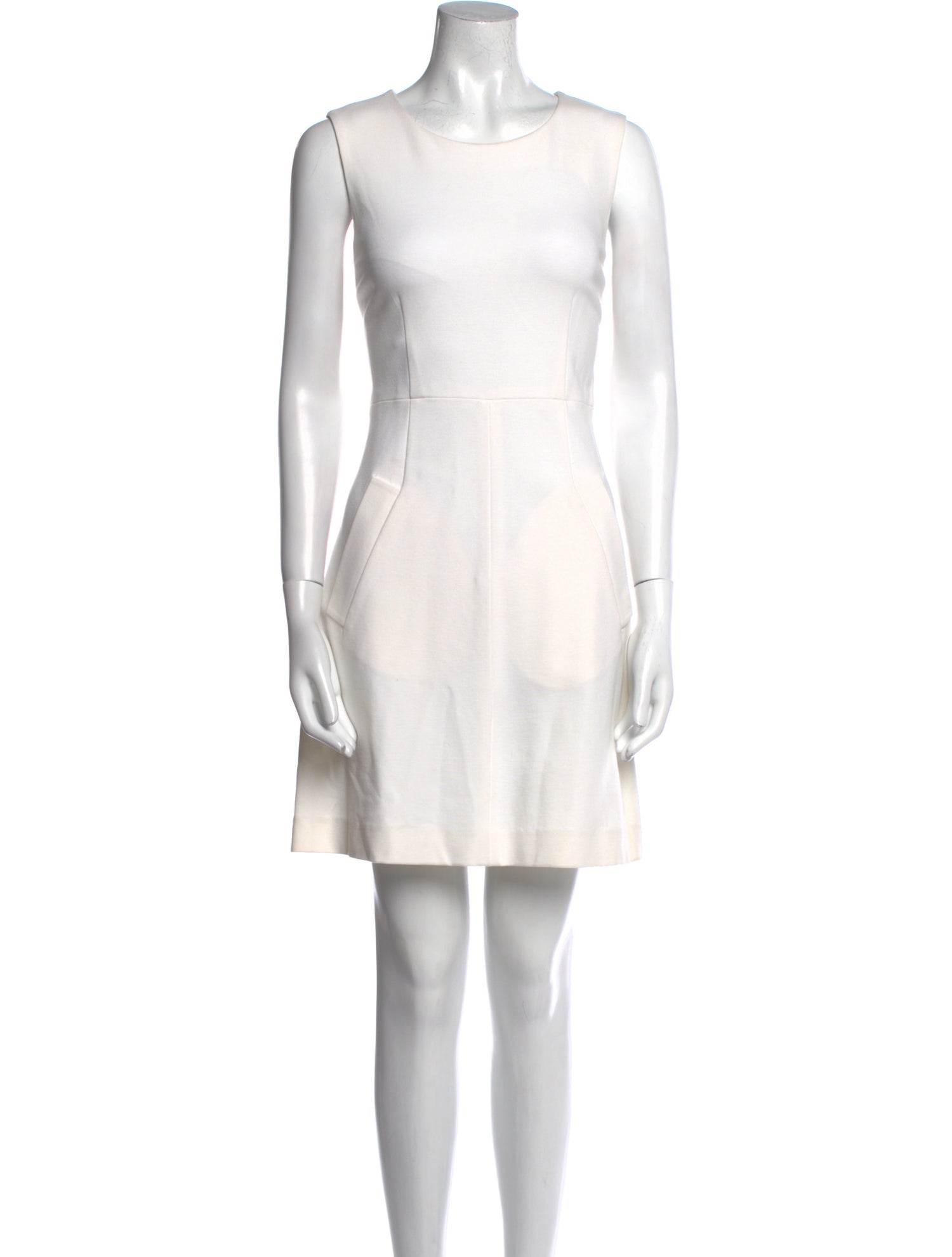 Diane von Furstenberg Scoop Neck Mini Dress