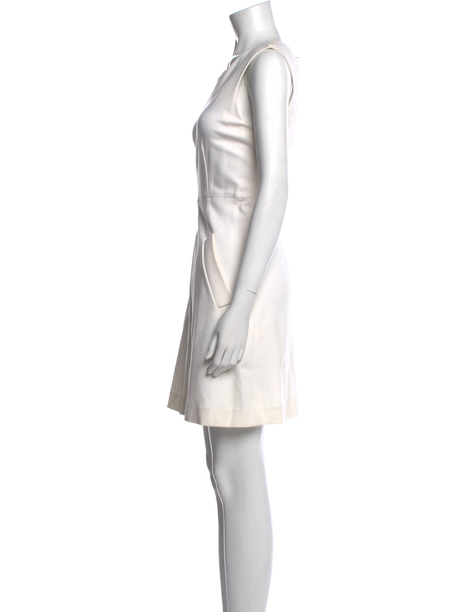 Diane von Furstenberg Scoop Neck Mini Dress