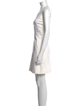 Diane von Furstenberg Scoop Neck Mini Dress