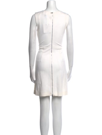 Diane von Furstenberg Scoop Neck Mini Dress