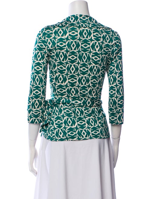 Diane von Furstenberg Silk Printed Blouse