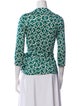 Diane von Furstenberg Silk Printed Blouse