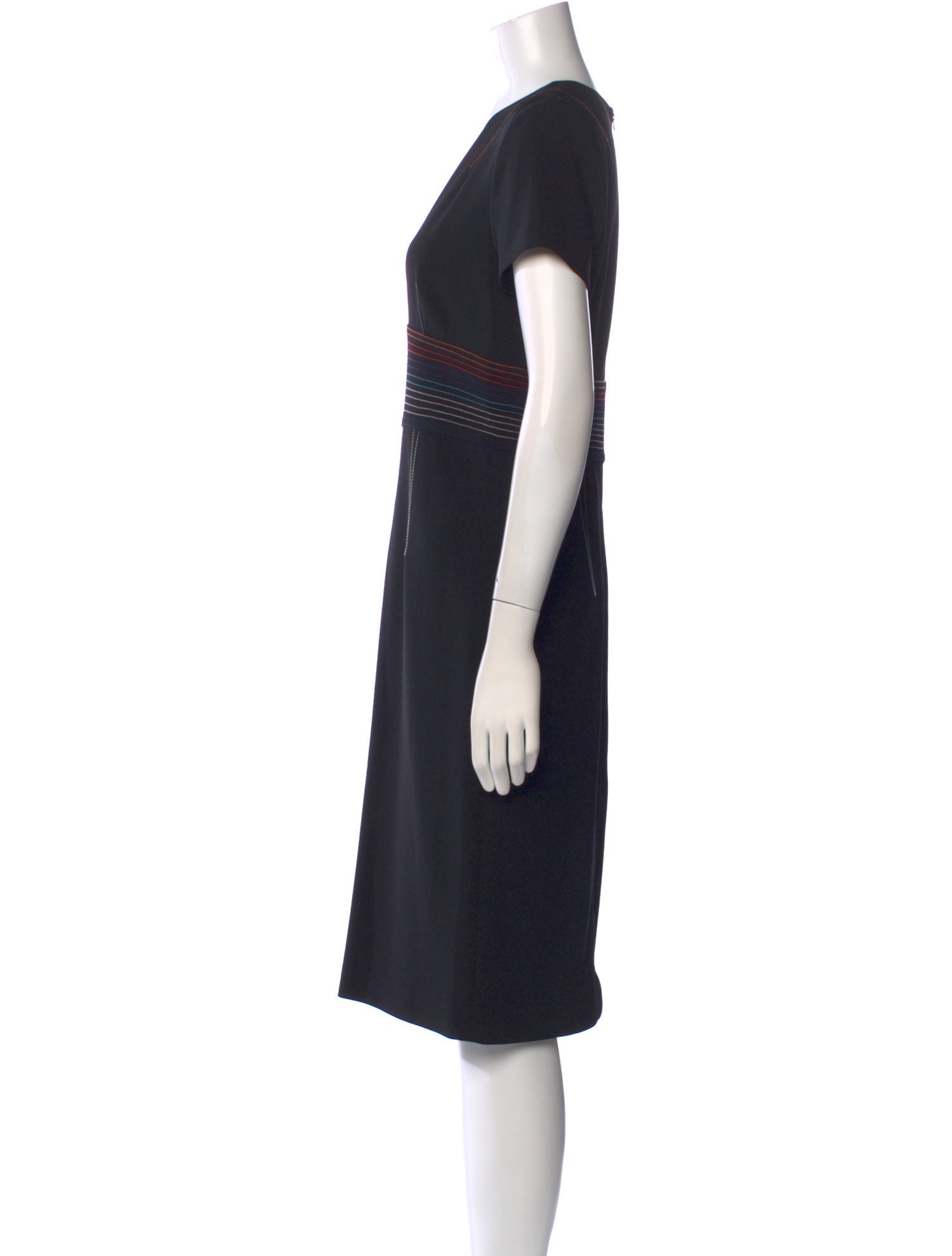 Diane von Furstenberg V-Neck Midi Length Dress