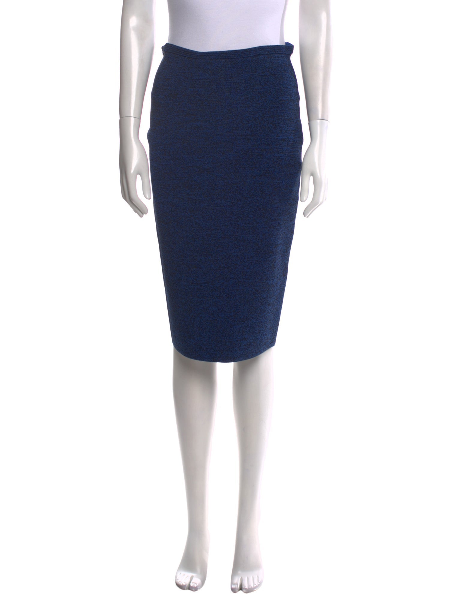 Diane von Furstenberg Lace Trim Embellishment Knee-Length Skirt