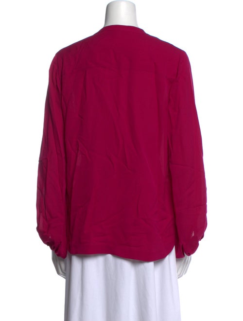 Diane von Furstenberg Silk V-Neck Blouse
