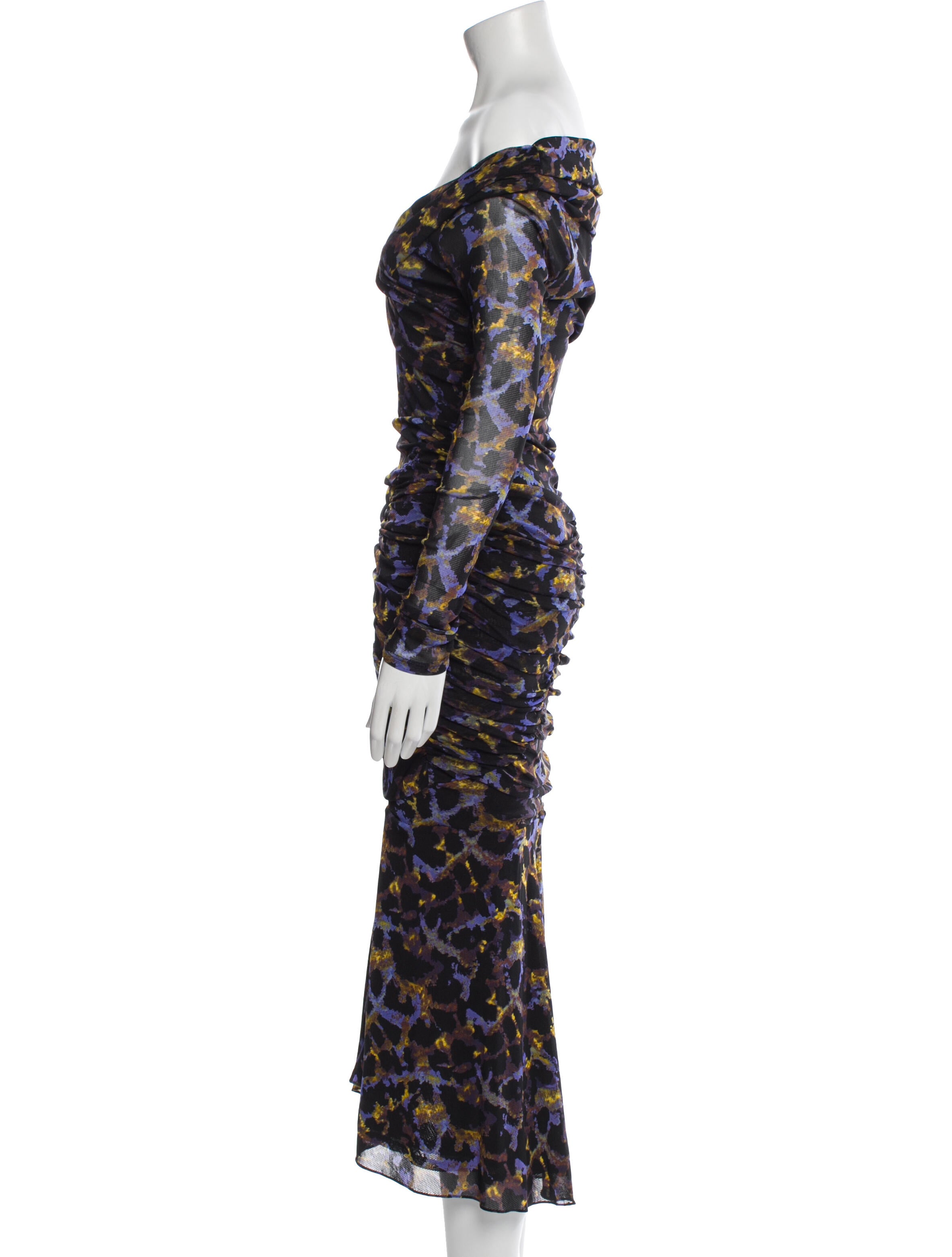 Diane von Furstenberg Printed Midi Length Dress