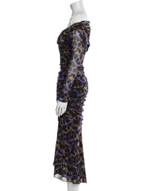 Diane von Furstenberg Printed Midi Length Dress
