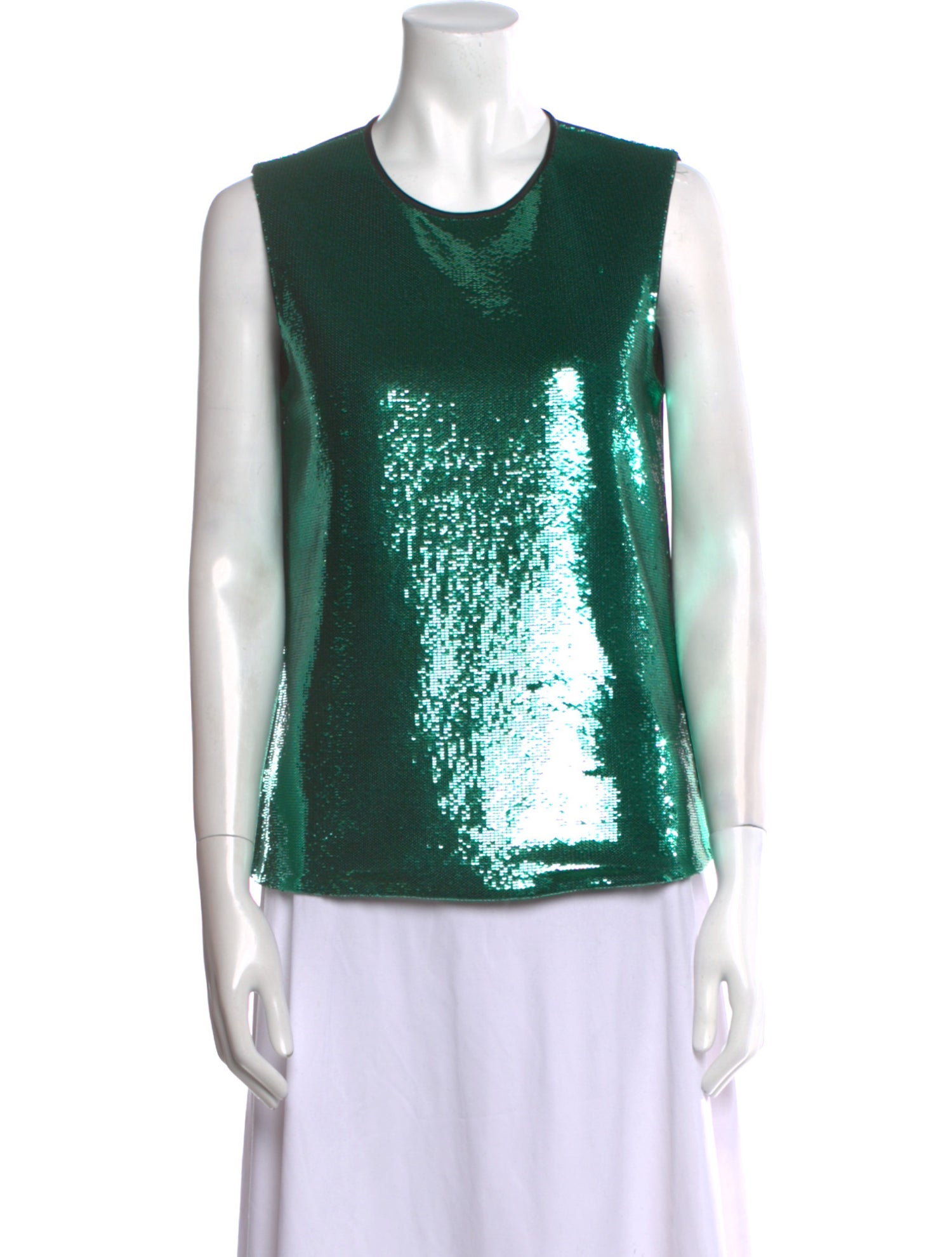 Diane von Furstenberg Nylon Crew Neck Top