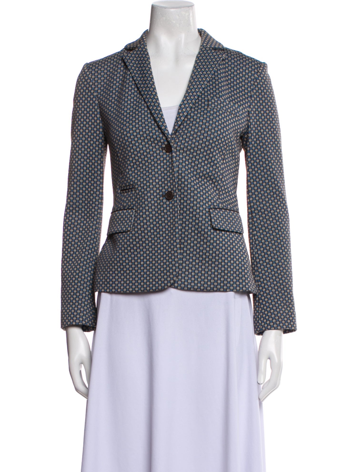 Diane von Furstenberg Printed Blazer
