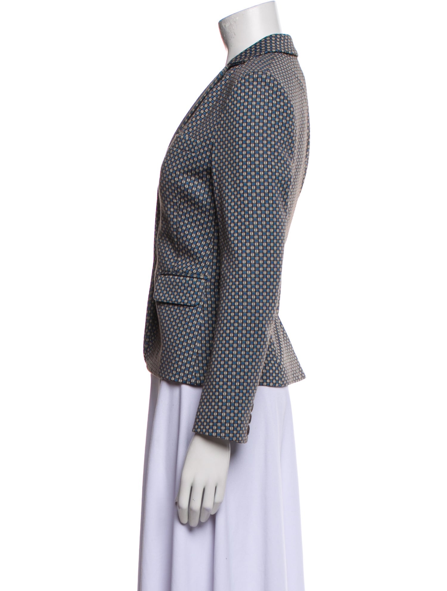 Diane von Furstenberg Printed Blazer