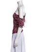 Diane von Furstenberg Silk Floral Print Blouse