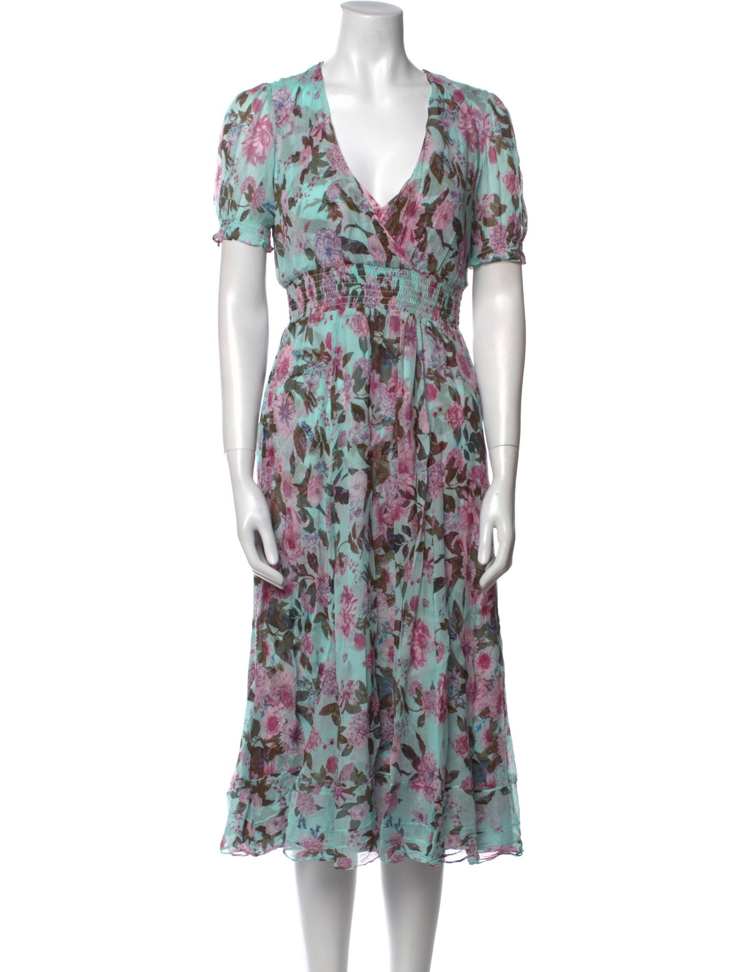 Diane von Furstenberg Silk Midi Length Dress