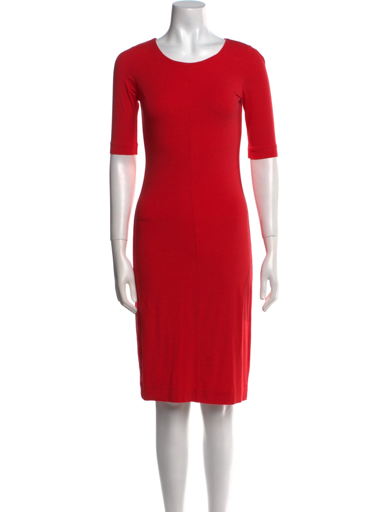 Diane von Furstenberg Crew Neck Knee-Length Dress