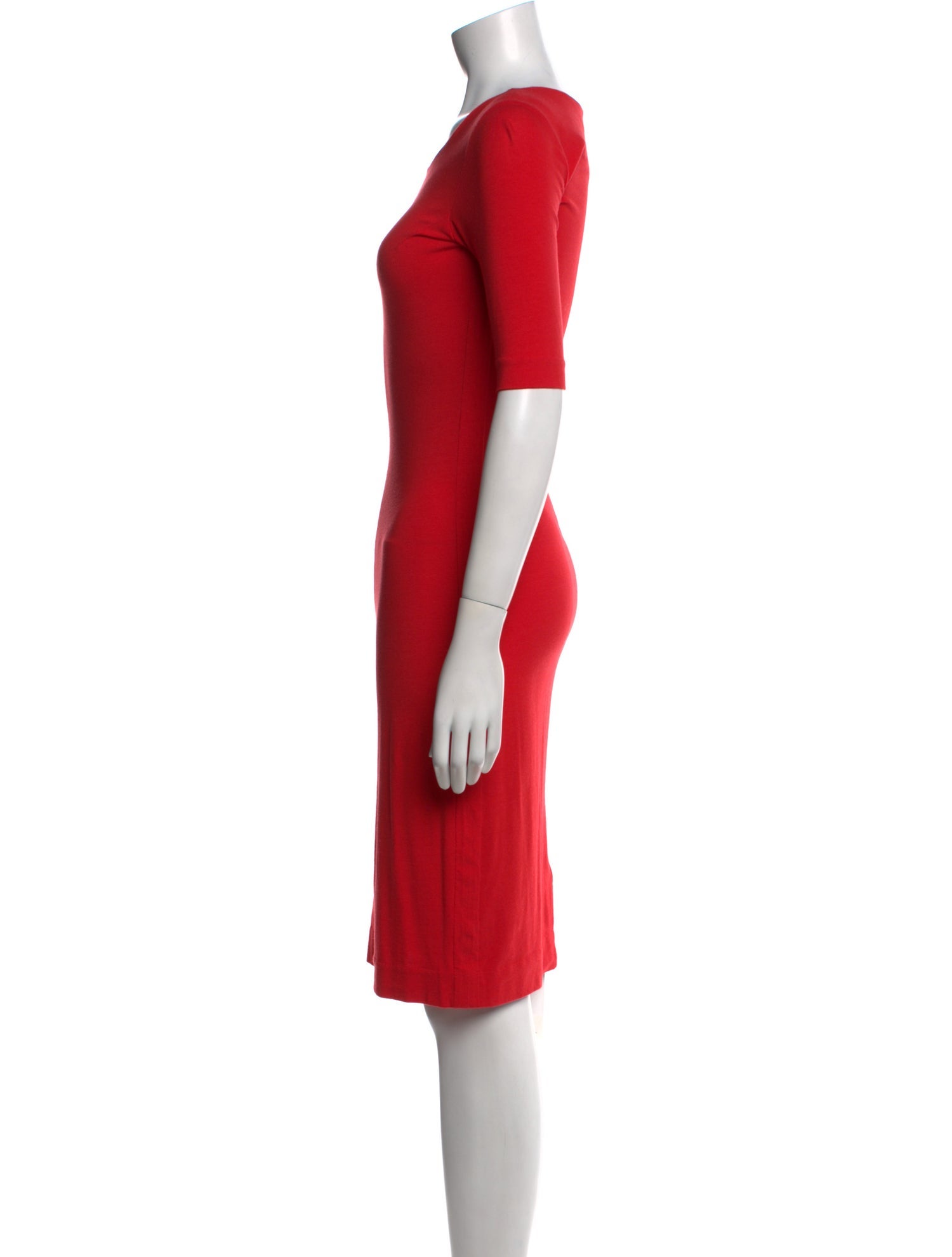 Diane von Furstenberg Crew Neck Knee-Length Dress