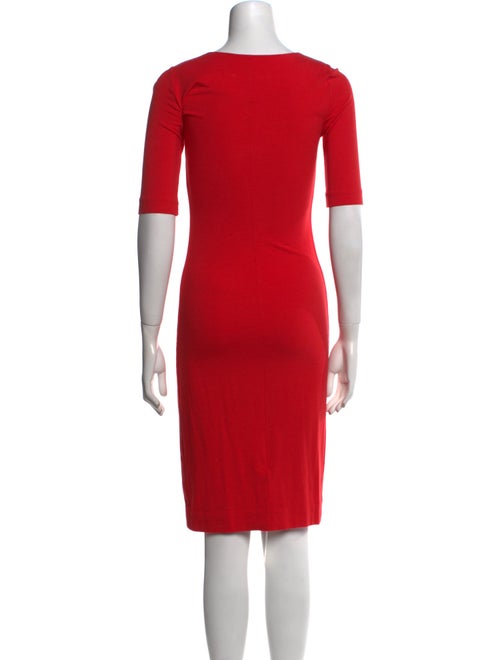 Diane von Furstenberg Crew Neck Knee-Length Dress