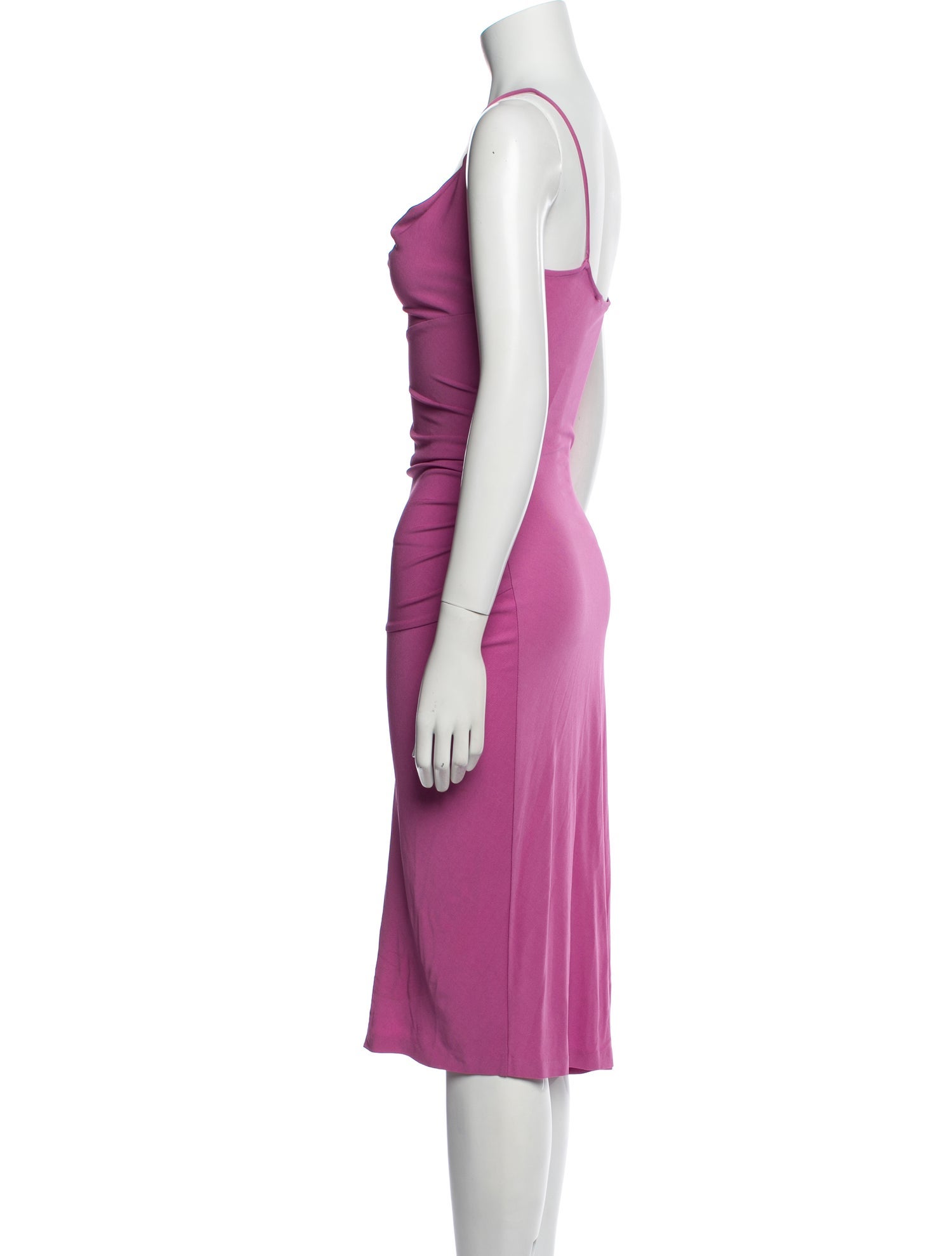 Diane von Furstenberg Cowl Neck Midi Length Dress