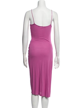 Diane von Furstenberg Cowl Neck Midi Length Dress
