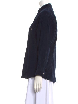 Diane von Furstenberg Long Sleeve Button-Up Top