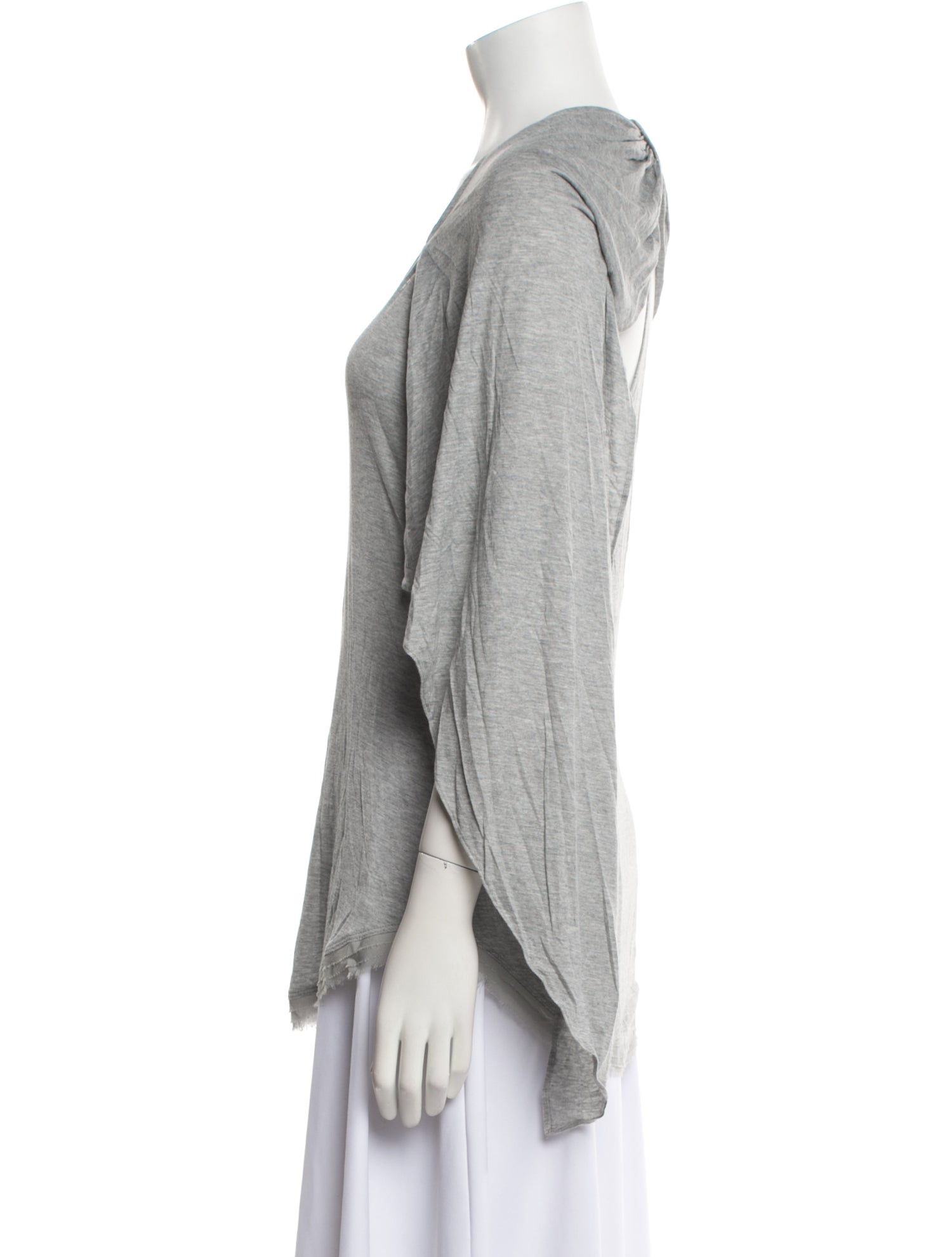 Diane von Furstenberg Scoop Neck Three-Quarter Sleeve T-Shirt