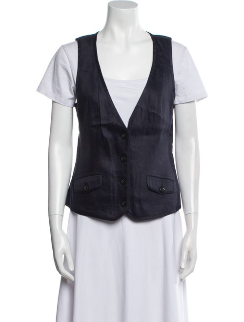 Diane von Furstenberg Linen Vest