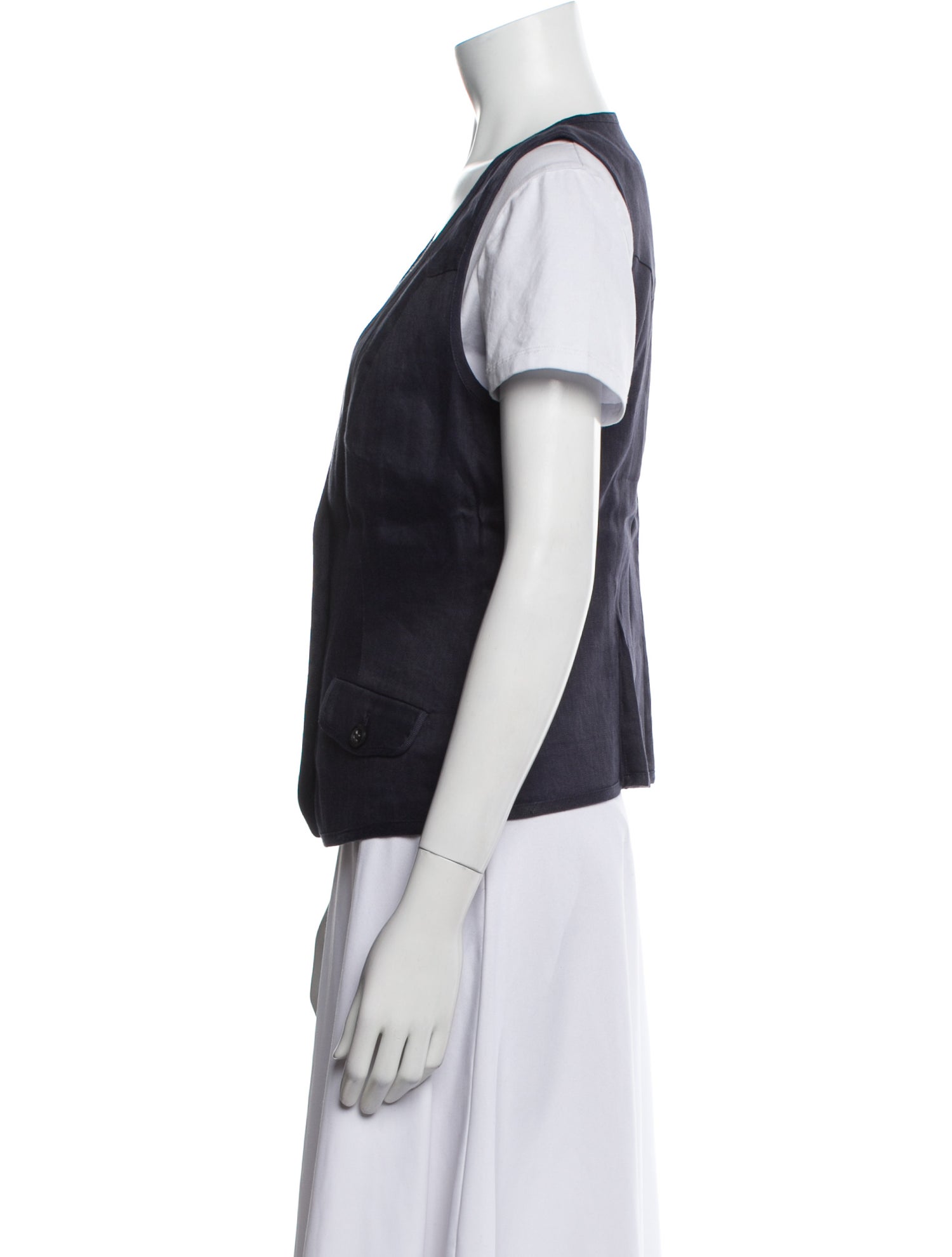 Diane von Furstenberg Linen Vest