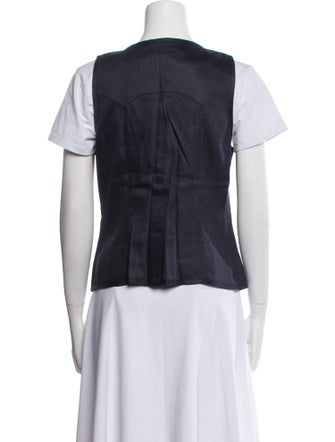 Diane von Furstenberg Linen Vest
