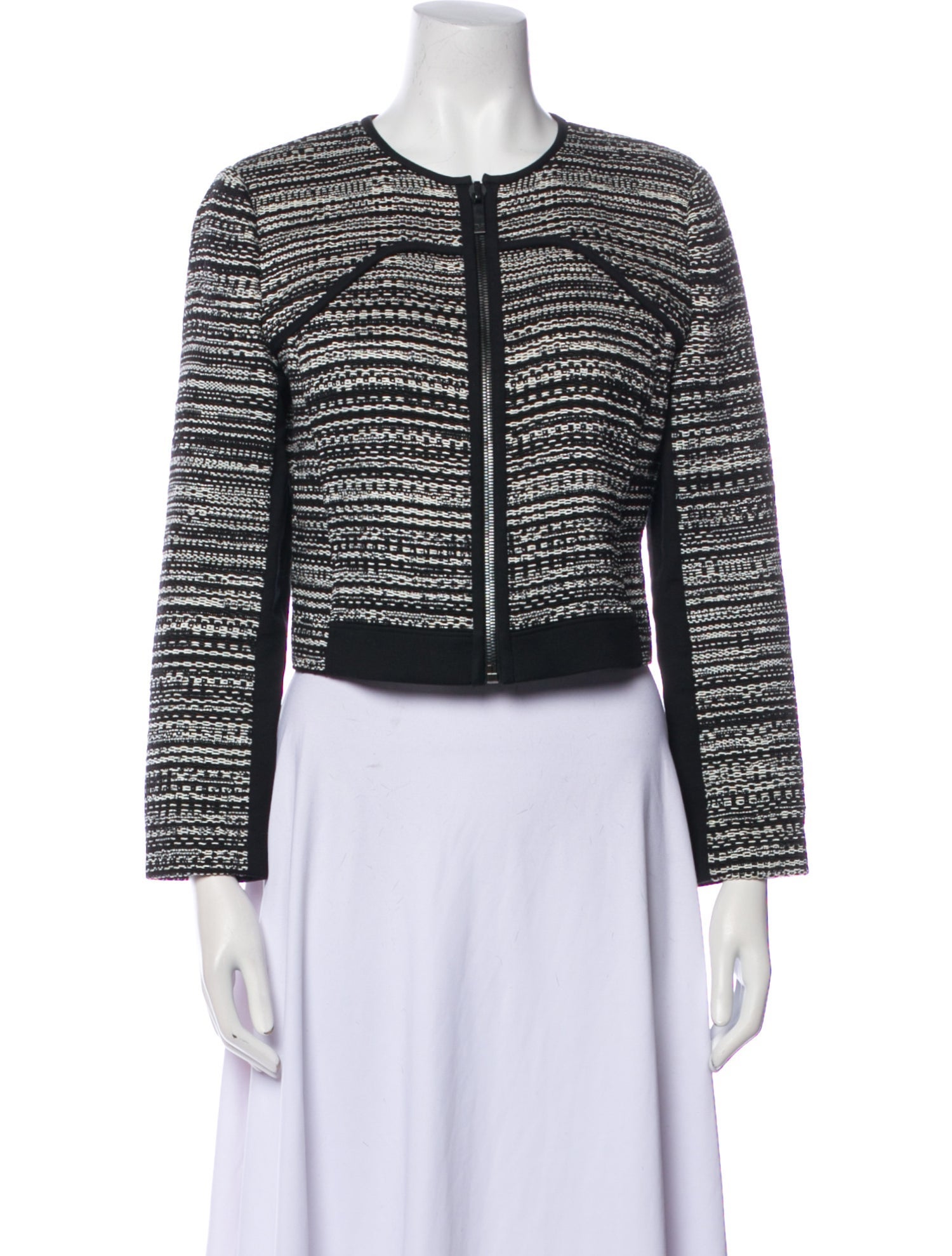 Diane von Furstenberg Tweed Pattern Evening Jacket