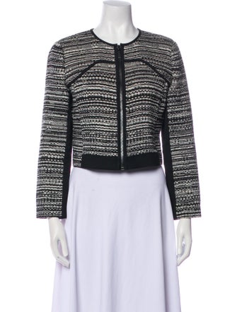Diane von Furstenberg Tweed Pattern Evening Jacket