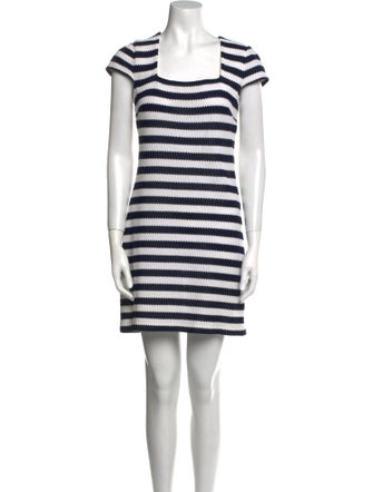 Diane von Furstenberg Striped Mini Dress