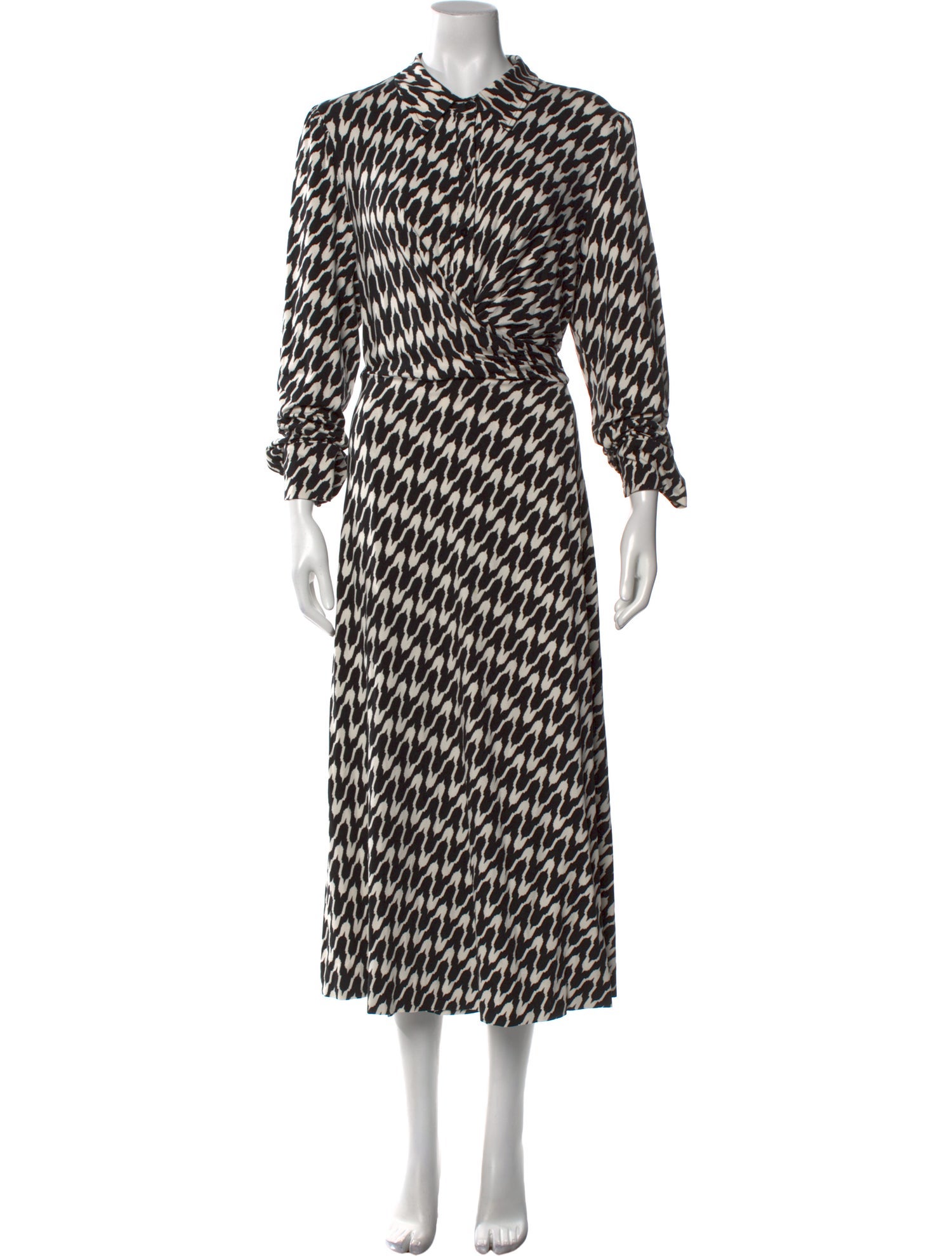 Diane von Furstenberg Printed Midi Length Dress