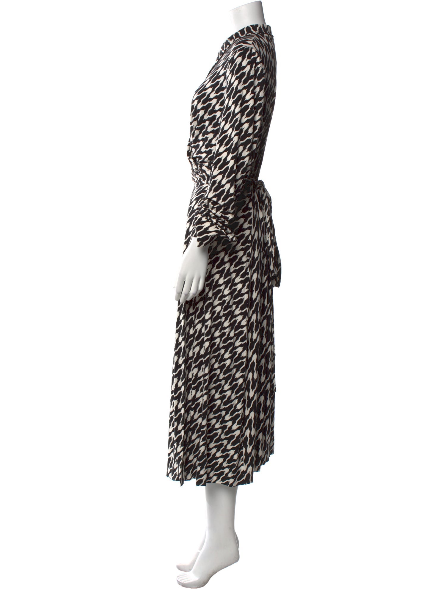 Diane von Furstenberg Printed Midi Length Dress