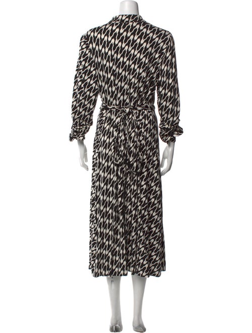 Diane von Furstenberg Printed Midi Length Dress