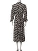 Diane von Furstenberg Printed Midi Length Dress