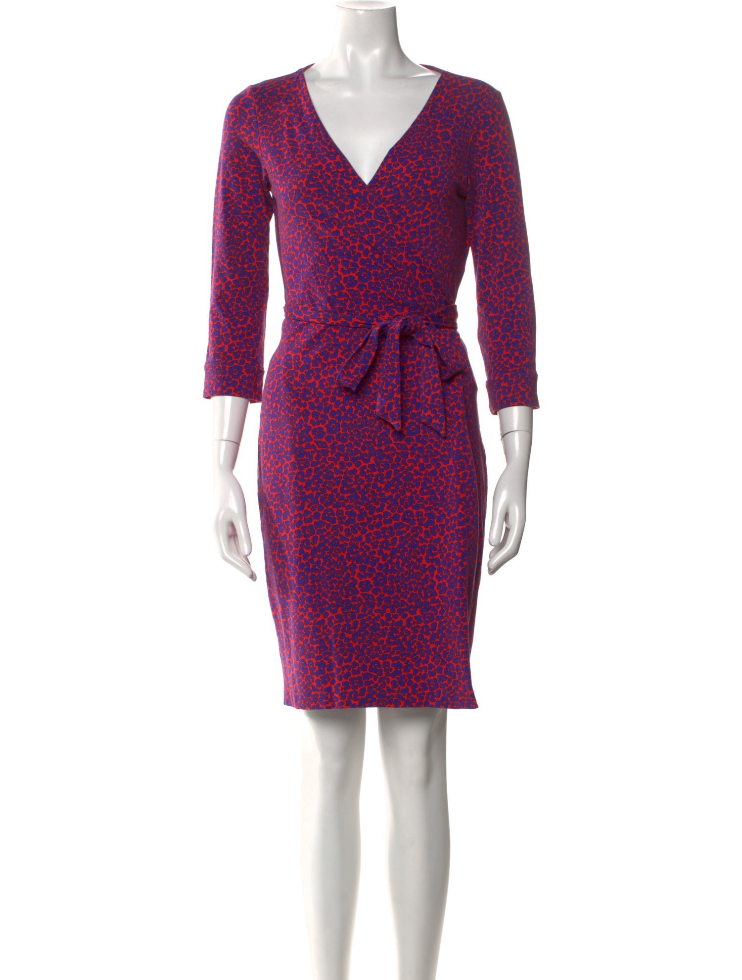 Diane von Furstenberg Printed Knee-Length Dress