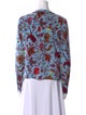 Diane von Furstenberg Silk Floral Print Blouse