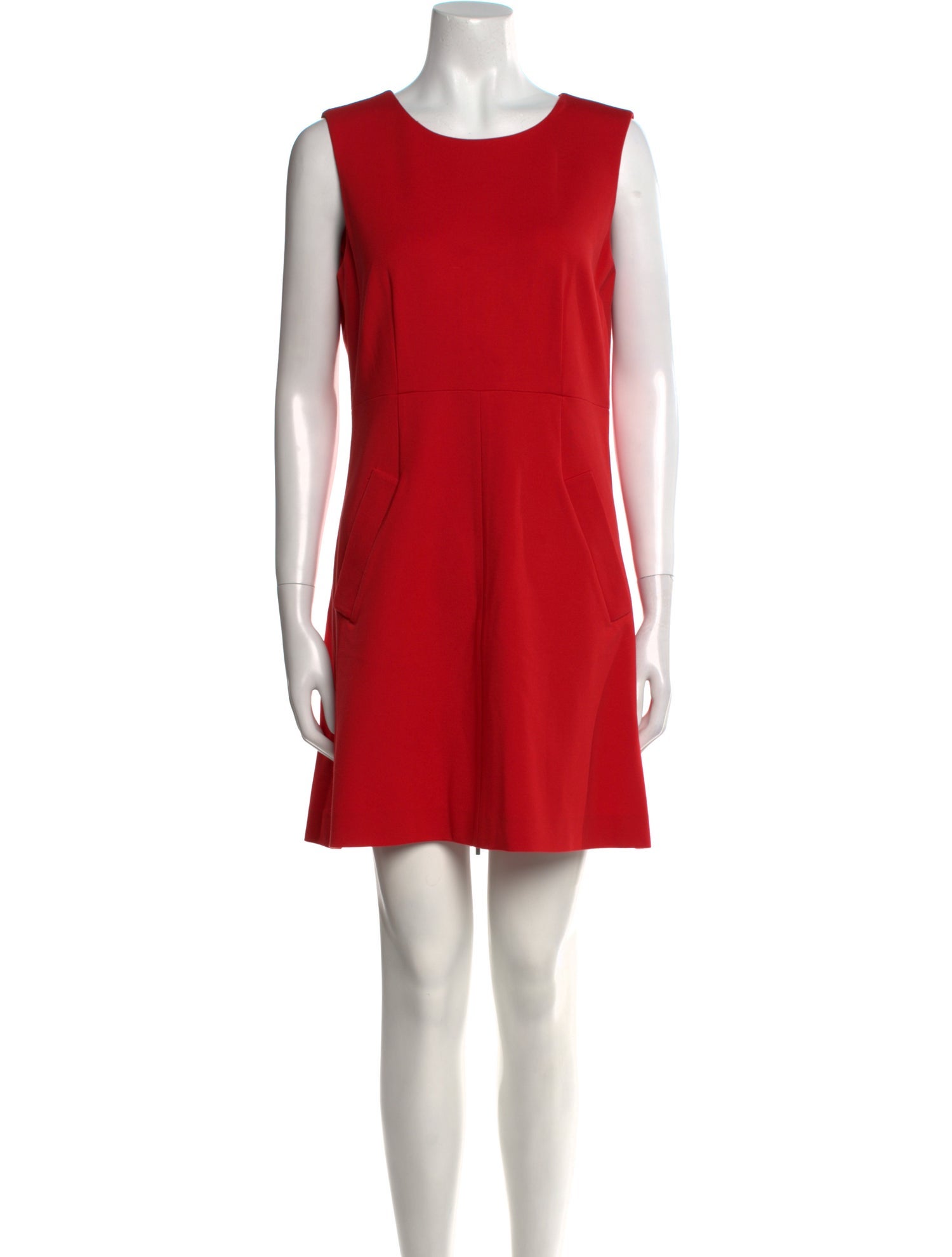 Diane von Furstenberg Scoop Neck Mini Dress