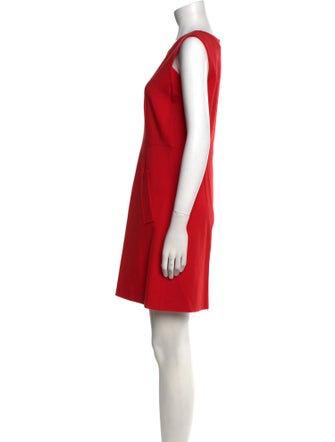Diane von Furstenberg Scoop Neck Mini Dress