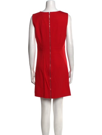 Diane von Furstenberg Scoop Neck Mini Dress