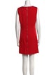 Diane von Furstenberg Scoop Neck Mini Dress