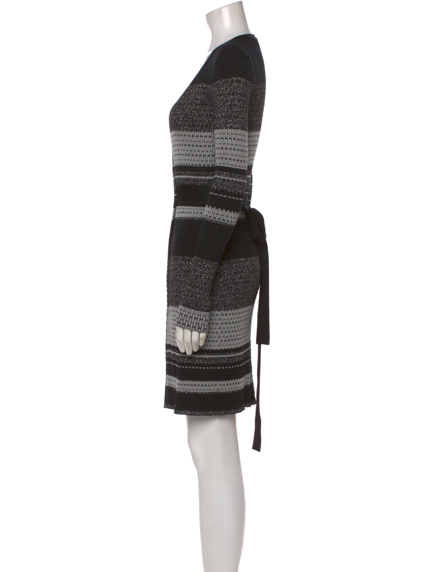 Diane von Furstenberg Striped Mini Dress