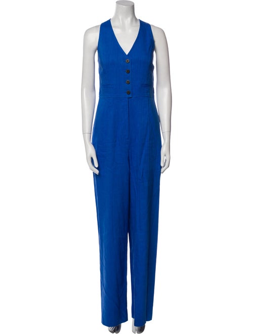 Diane von Furstenberg V-Neck Jumpsuit