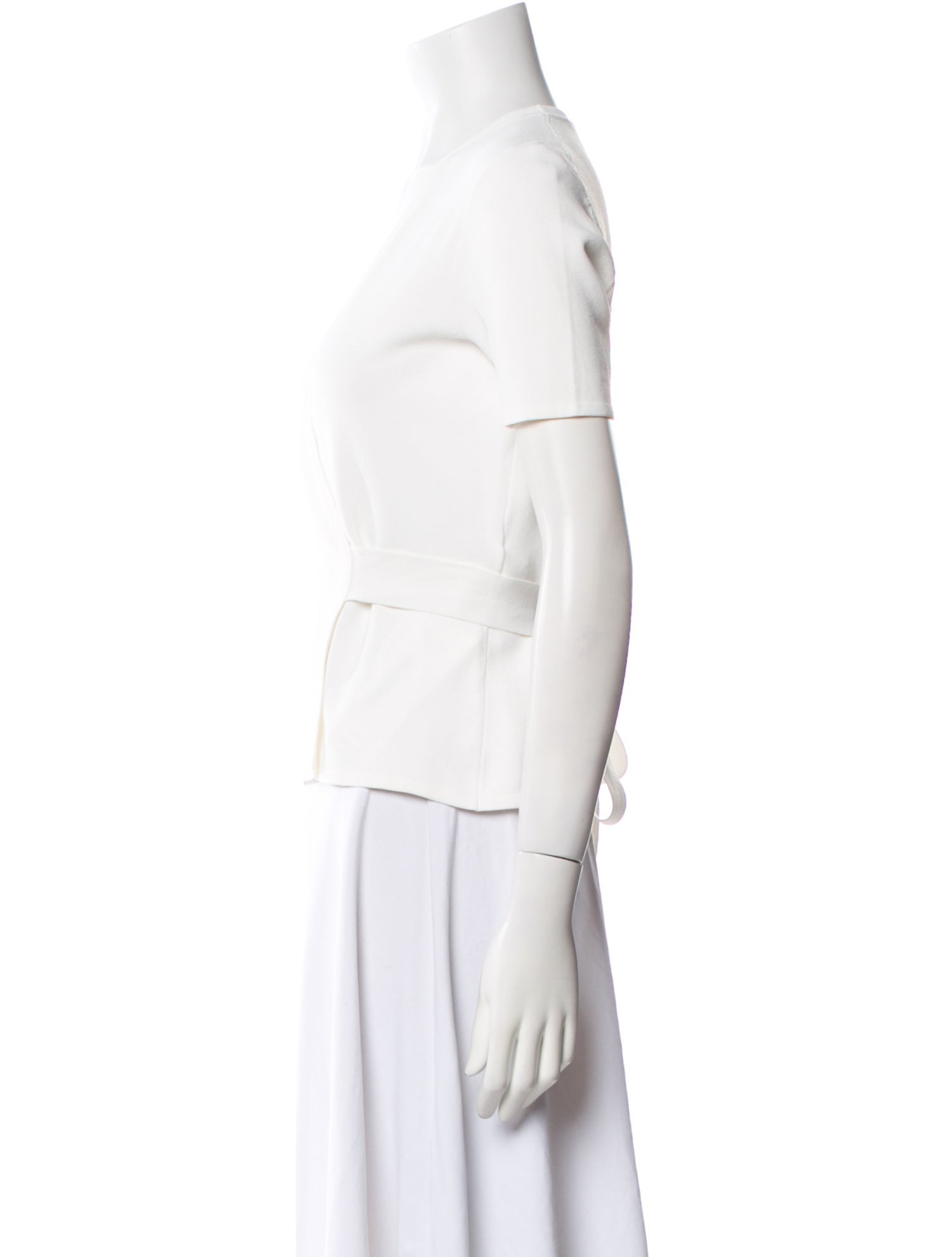 Diane von Furstenberg V-Neck Short Sleeve Top