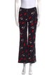 Diane von Furstenberg Printed Wide Leg Pants