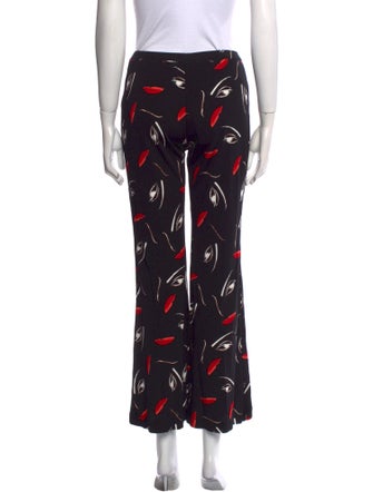 Diane von Furstenberg Printed Wide Leg Pants