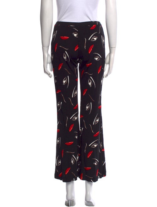 Diane von Furstenberg Printed Wide Leg Pants