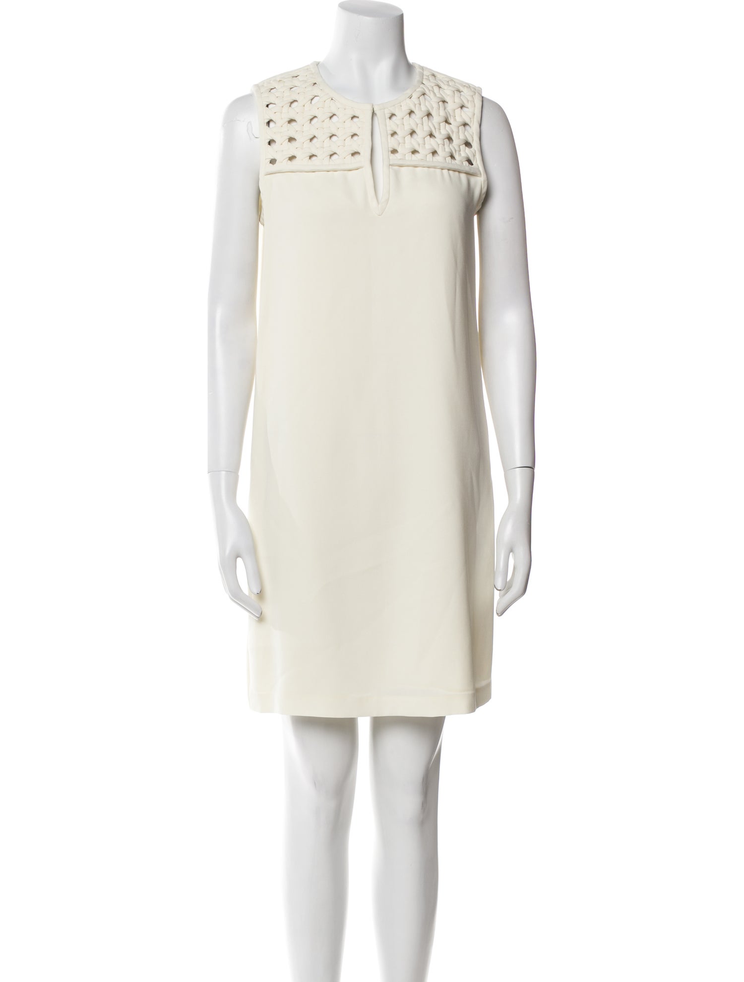 Diane von Furstenberg Crew Neck Mini Dress