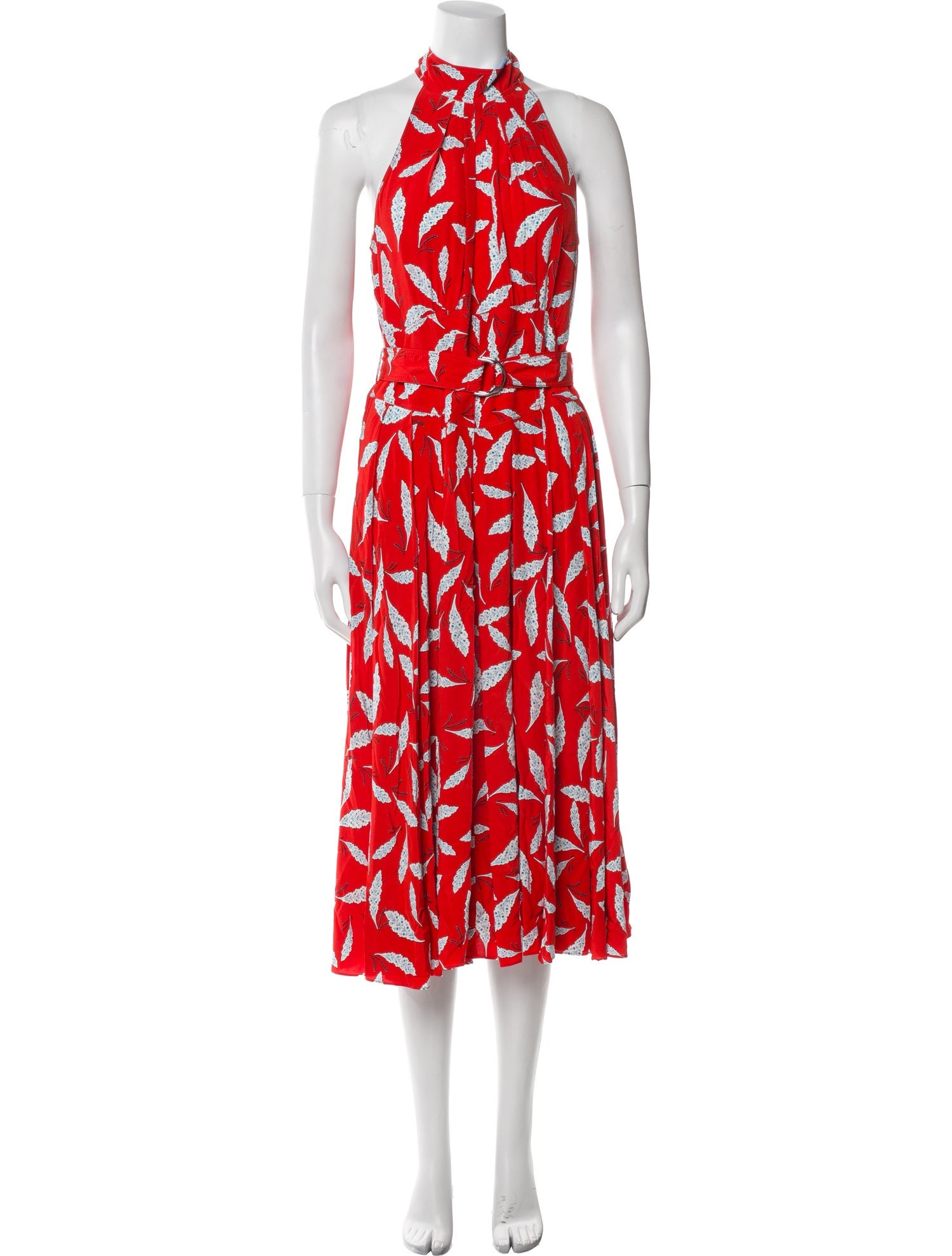 Diane von Furstenberg Printed Midi Length Dress w/ Tags
